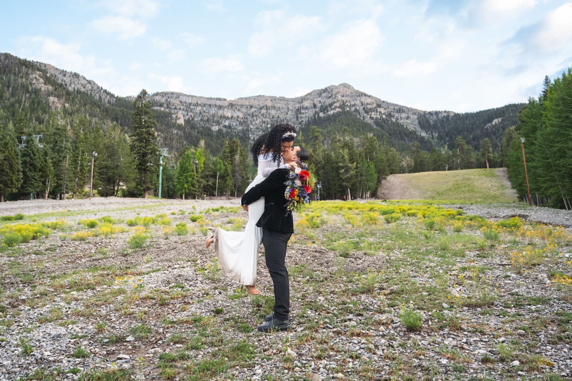 Wedding Couple at Lee Canyon