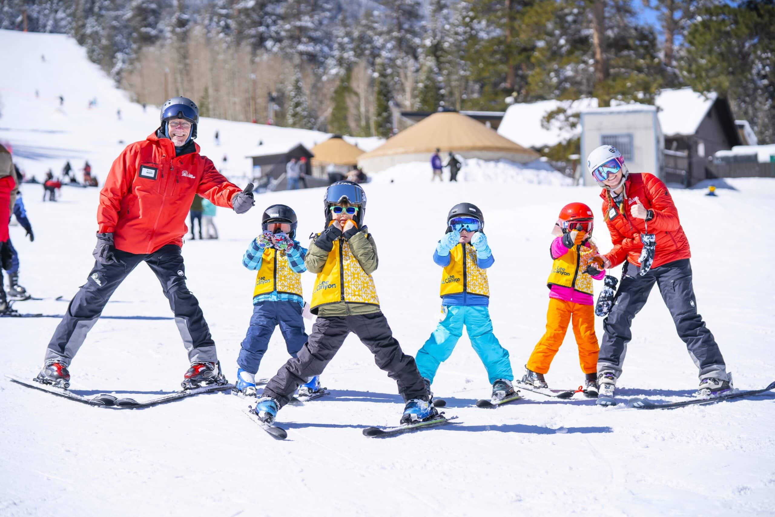 Kids in a Lee Canyon program