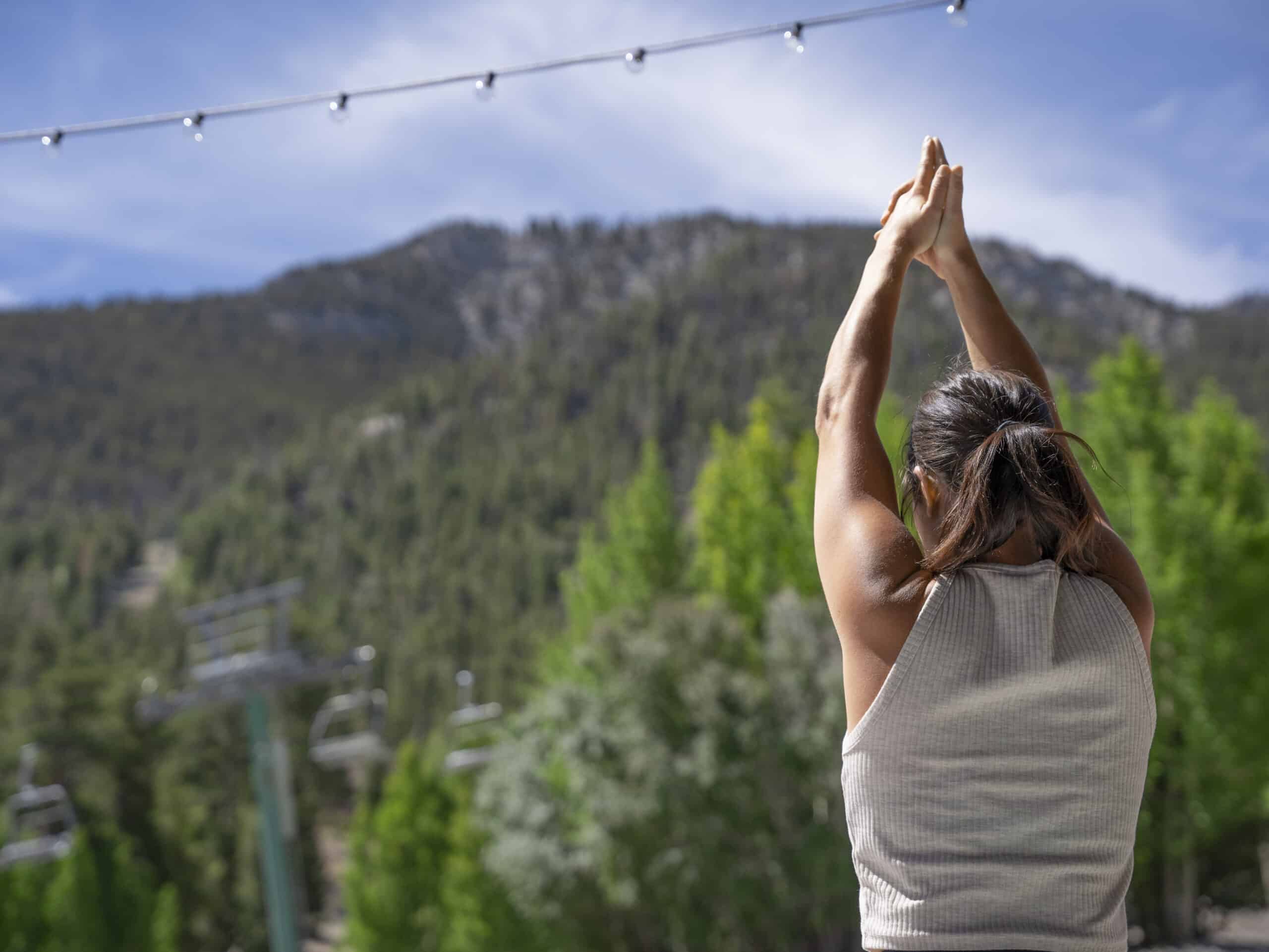 Yoga at Lee Canyon