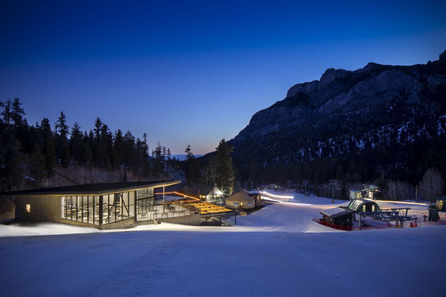Lee Canyon at Night