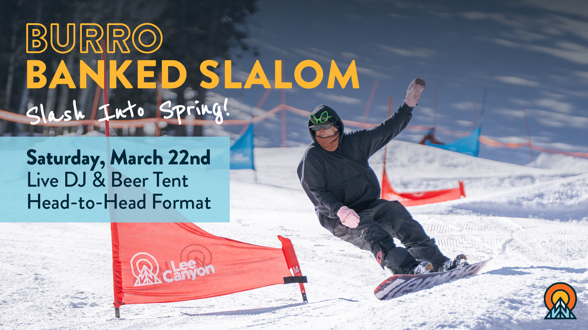 snowboard and ski race at Lee Canyon